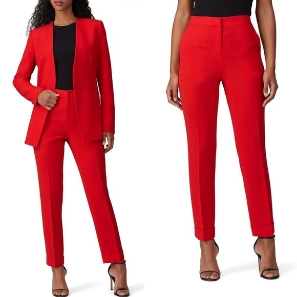 Lafayette 148 New York Clinton Cuffed Pants - Picture 1 of 7